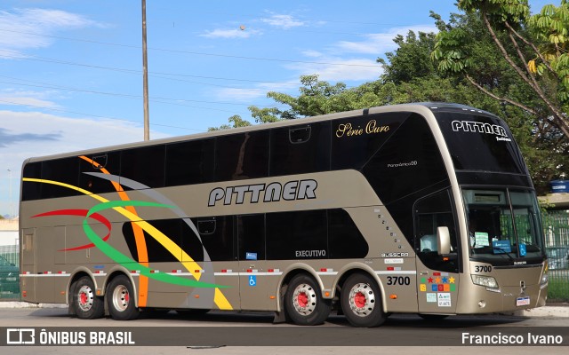 Transpittner Turismo 3700 na cidade de São Paulo, São Paulo, Brasil, por Francisco Ivano. Número da foto: #10420314.
