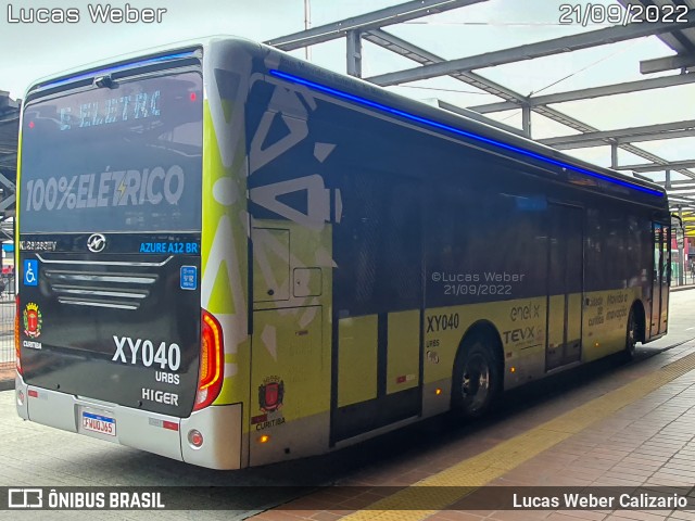 Auto Viação Redentor XY040 na cidade de Curitiba, Paraná, Brasil, por Lucas Weber Calizario. ID da foto: 10418764.