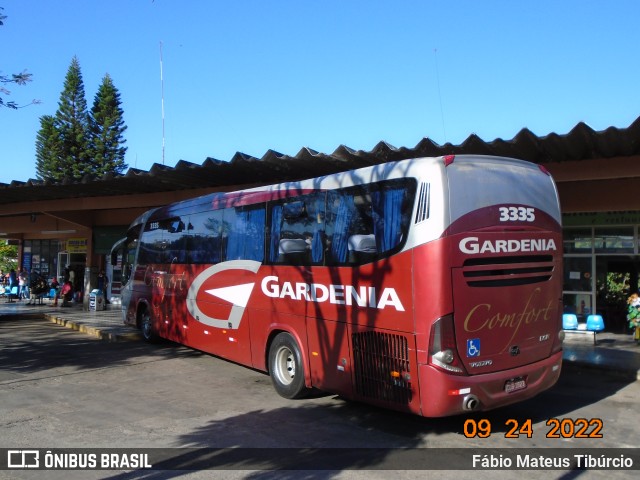 Expresso Gardenia 3335 na cidade de Três Corações, Minas Gerais, Brasil, por Fábio Mateus Tibúrcio. Número da foto: #10419070.