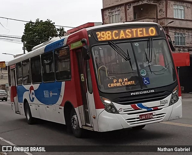 Viação Pavunense B32828 na cidade de Rio de Janeiro, Rio de Janeiro, Brasil, por Nathan Gabriel. ID da foto: 10418538.