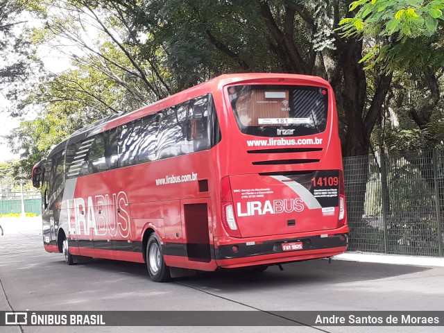 Lirabus 14109 na cidade de São Paulo, São Paulo, Brasil, por Andre Santos de Moraes. Número da foto: #10421007.