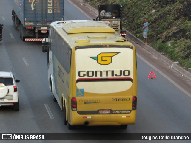 Empresa Gontijo de Transportes 14660 na cidade de Belo Horizonte, Minas Gerais, Brasil, por Douglas Célio Brandao. ID da foto: 10423141.