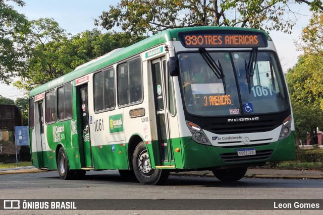 Viação Paraense Cuiabá Transportes 1061 na cidade de Cuiabá, Mato Grosso, Brasil, por Leon Gomes. Número da foto: #10421463.