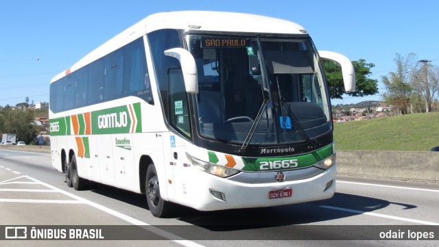 Empresa Gontijo de Transportes 21665 na cidade de Caçapava, São Paulo, Brasil, por odair lopes. ID da foto: 10423736.