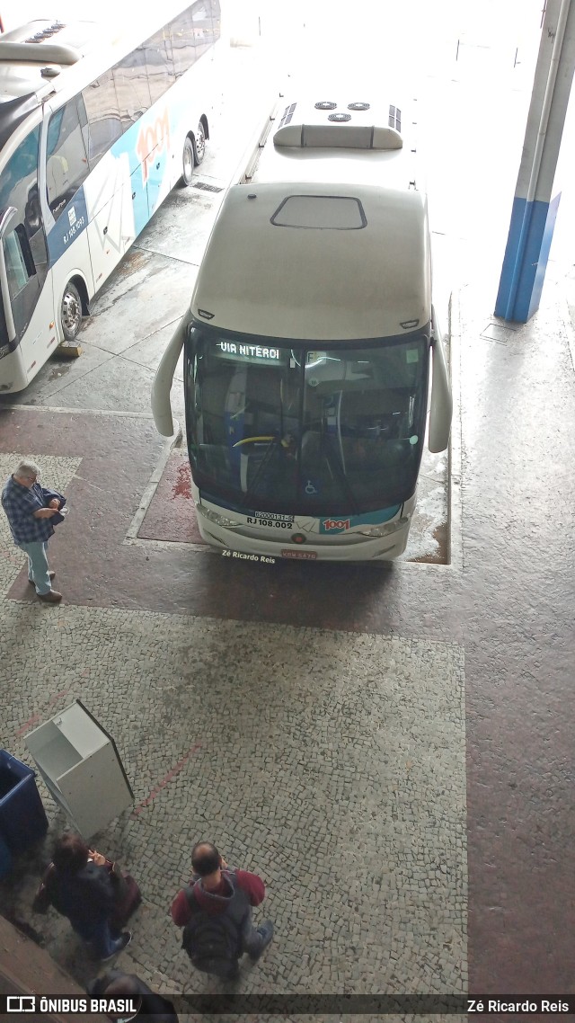 Auto Viação 1001 RJ 108.002 na cidade de Rio de Janeiro, Rio de Janeiro, Brasil, por Zé Ricardo Reis. Número da foto: #10422096.