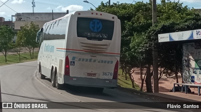 Emtram 3670 na cidade de Barra da Estiva, Bahia, Brasil, por Flávio  Santos. Número da foto: #10422580.