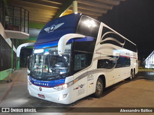 Reunidas Transportes Coletivos 38800 na cidade de Chapecó, Santa Catarina, Brasil, por Alexsandro Bállico. ID da foto: 10421631.