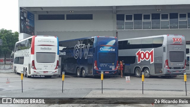 Auto Viação Catarinense 3738 na cidade de Rio de Janeiro, Rio de Janeiro, Brasil, por Zé Ricardo Reis. Número da foto: #10422183.
