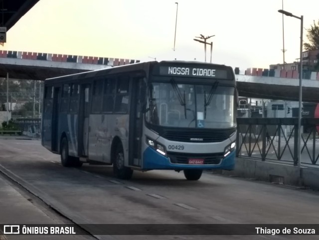 Viação Cidade de Caieiras 00429 na cidade de Franco da Rocha, São Paulo, Brasil, por Thiago de Souza. ID da foto: 10421692.