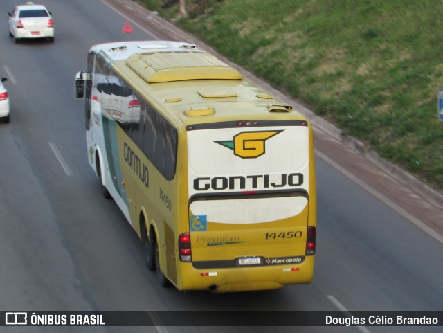 Empresa Gontijo de Transportes 14450 na cidade de Belo Horizonte, Minas Gerais, Brasil, por Douglas Célio Brandao. Número da foto: #10423136.