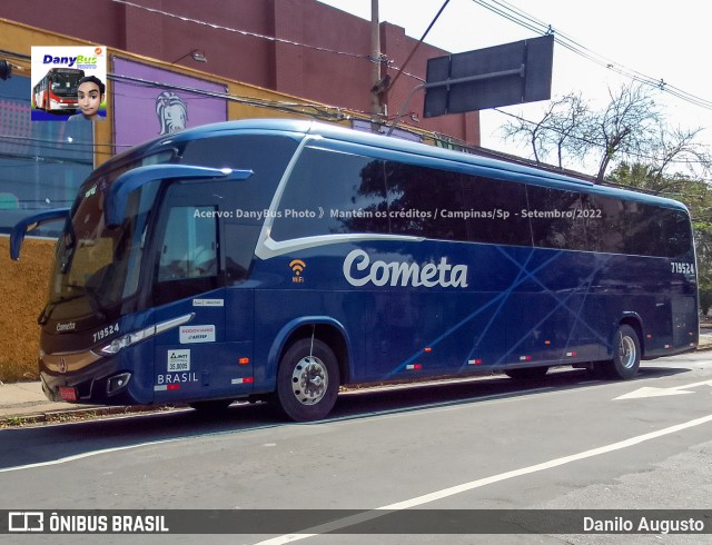 Viação Cometa 719524 na cidade de Campinas, São Paulo, Brasil, por Danilo Augusto. ID da foto: 10421461.