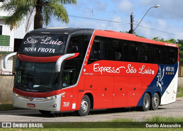 Expresso São Luiz 7810 na cidade de Recife, Pernambuco, Brasil, por Danilo Alexandre. ID da foto: 10424769.