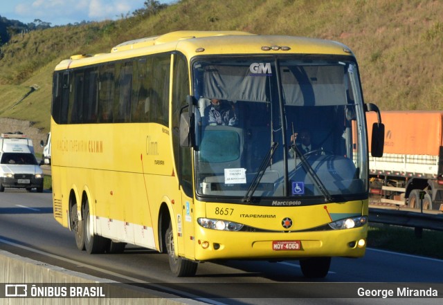 Viação Itapemirim 8657 na cidade de Santa Isabel, São Paulo, Brasil, por George Miranda. ID da foto: 10426562.