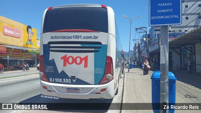 Auto Viação 1001 RJ 108.552 na cidade de Rio das Ostras, Rio de Janeiro, Brasil, por Zé Ricardo Reis. ID da foto: 10424887.