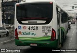 Viação Piracicabana Santos 4458 na cidade de Santos, São Paulo, Brasil, por Giuseppe Thiago Russodivito. Número da foto: #:id.