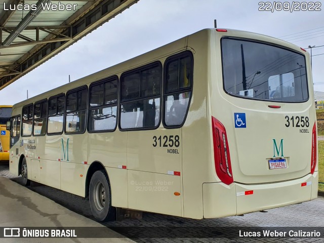 Viação Nobel 31258 na cidade de Fazenda Rio Grande, Paraná, Brasil, por Lucas Weber Calizario. Número da foto: #10430474.