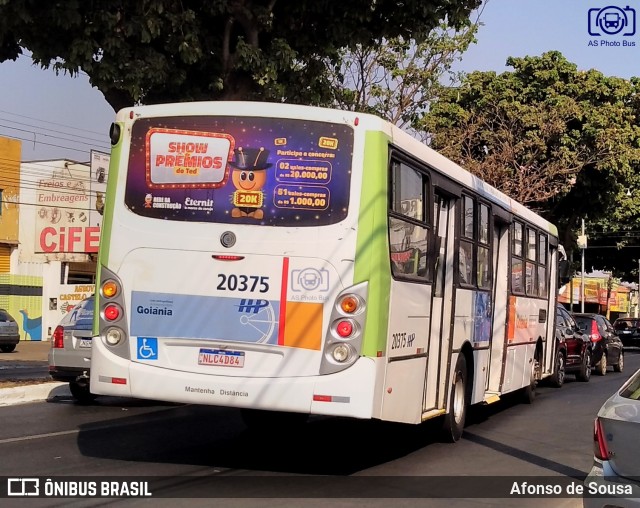 HP Transportes Coletivos 20375 na cidade de Goiânia, Goiás, Brasil, por Afonso de Sousa. Número da foto: #10430065.