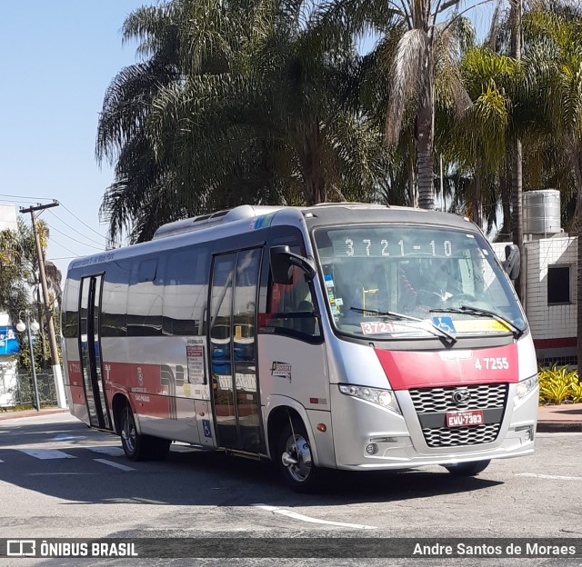 Pêssego Transportes 4 7255 na cidade de São Paulo, São Paulo, Brasil, por Andre Santos de Moraes. ID da foto: 10429396.