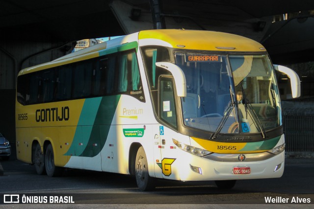 Empresa Gontijo de Transportes 18565 na cidade de Belo Horizonte, Minas Gerais, Brasil, por Weiller Alves. ID da foto: 10429534.