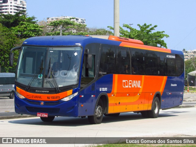 Evanil Transportes e Turismo RJ 132.073 na cidade de Rio de Janeiro, Rio de Janeiro, Brasil, por Lucas Gomes dos Santos Silva. ID da foto: 10428143.