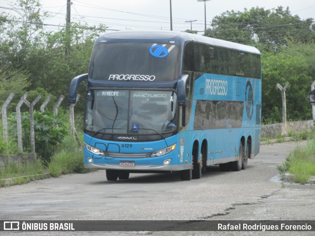 Auto Viação Progresso 6129 na cidade de Aracaju, Sergipe, Brasil, por Rafael Rodrigues Forencio. ID da foto: 10430320.