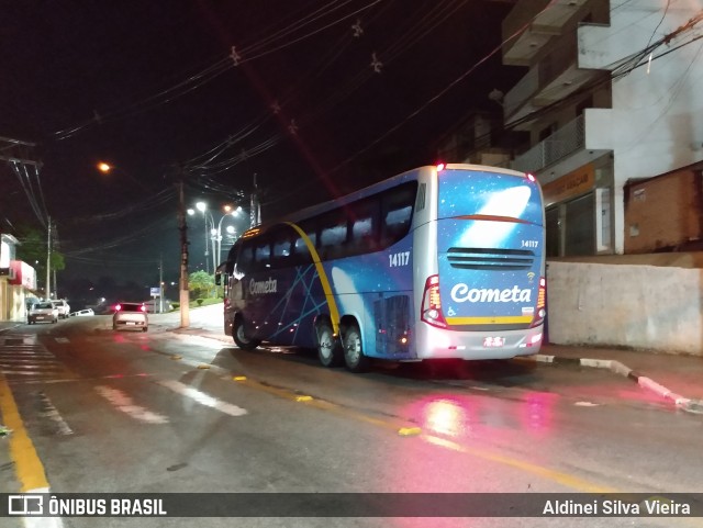 Viação Cometa 14117 na cidade de Araçariguama, São Paulo, Brasil, por Aldinei Silva Vieira . ID da foto: 10428085.