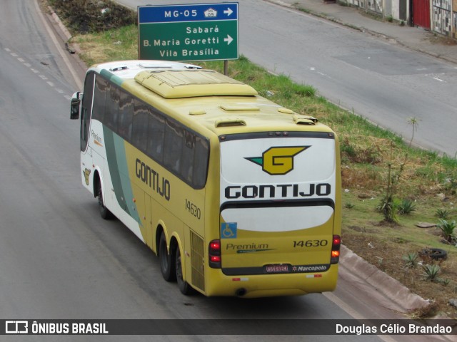 Empresa Gontijo de Transportes 14630 na cidade de Belo Horizonte, Minas Gerais, Brasil, por Douglas Célio Brandao. Número da foto: #10428837.