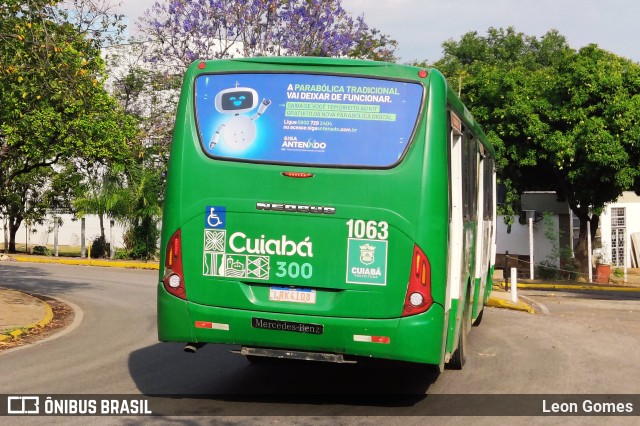 Viação Paraense Cuiabá Transportes 1063 na cidade de Cuiabá, Mato Grosso, Brasil, por Leon Gomes. Número da foto: #10430078.