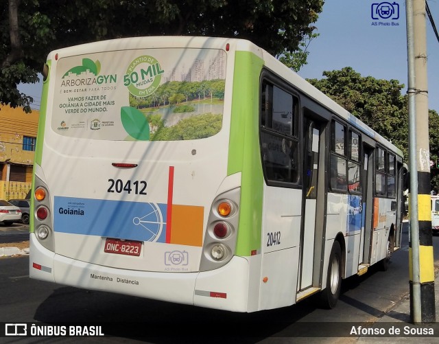 HP Transportes Coletivos 20412 na cidade de Goiânia, Goiás, Brasil, por Afonso de Sousa. Número da foto: #10430075.