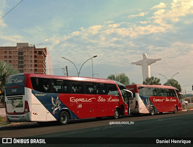 Expresso São Luiz 7640 na cidade de Rio Verde, Goiás, Brasil, por Daniel Henrique. Número da foto: #10428211.