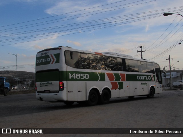 Empresa Gontijo de Transportes 14850 na cidade de Caruaru, Pernambuco, Brasil, por Lenilson da Silva Pessoa. Número da foto: #10341998.
