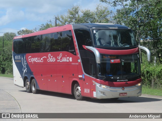Expresso São Luiz 8030 na cidade de Recife, Pernambuco, Brasil, por Anderson Miguel. Número da foto: #10344045.
