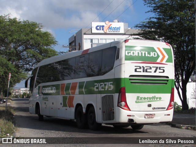 Empresa Gontijo de Transportes 21275 na cidade de Caruaru, Pernambuco, Brasil, por Lenilson da Silva Pessoa. ID da foto: 10341935.