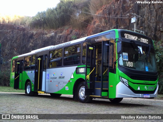 VB Transportes e Turismo 3390 na cidade de Campinas, São Paulo, Brasil, por Weslley Kelvin Batista. Número da foto: #10341762.