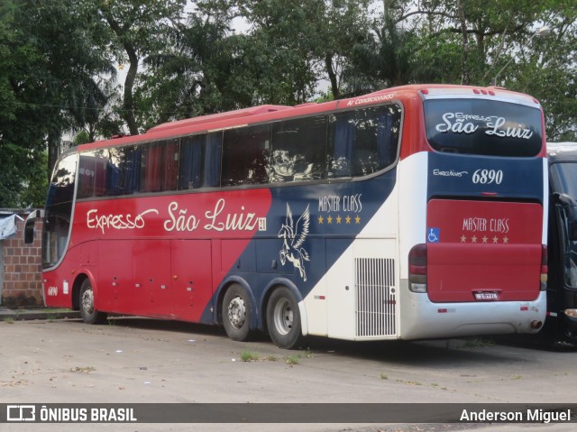 Expresso São Luiz 6890 na cidade de Recife, Pernambuco, Brasil, por Anderson Miguel. ID da foto: 10344043.