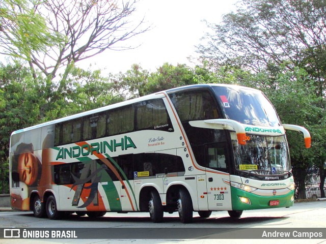 Empresa de Transportes Andorinha 7303 na cidade de São Paulo, São Paulo, Brasil, por Andrew Campos. ID da foto: 10343640.