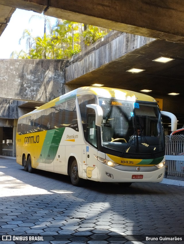 Empresa Gontijo de Transportes 18435 na cidade de Belo Horizonte, Minas Gerais, Brasil, por Bruno Guimarães. ID da foto: 10340874.