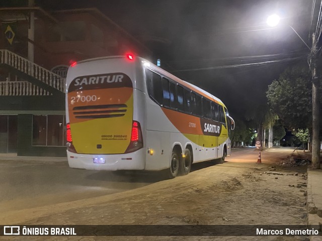 Saritur - Santa Rita Transporte Urbano e Rodoviário 27000 na cidade de Nacip Raydan, Minas Gerais, Brasil, por Marcos Demetrio. Número da foto: #10341034.
