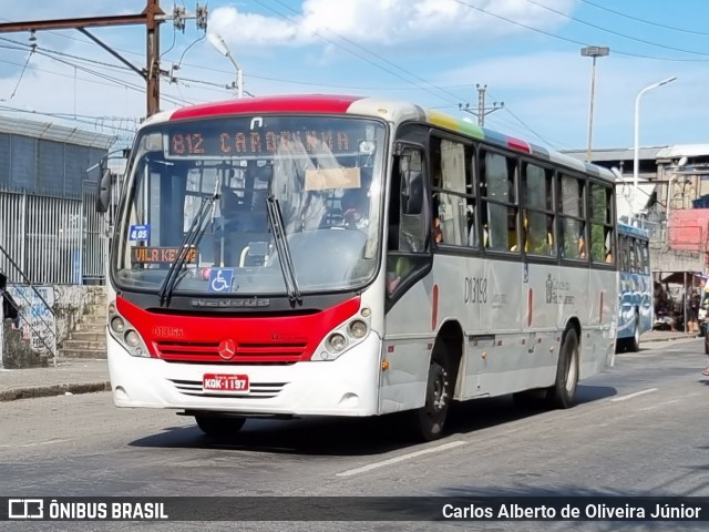 Transportes Barra D13198 na cidade de Rio de Janeiro, Rio de Janeiro, Brasil, por Carlos Alberto de Oliveira Júnior. ID da foto: 10343104.