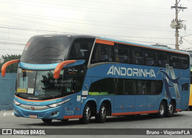 Empresa de Transportes Andorinha 7229 na cidade de São Paulo, São Paulo, Brasil, por Bruno - ViajanteFLA. ID da foto: 10342569.