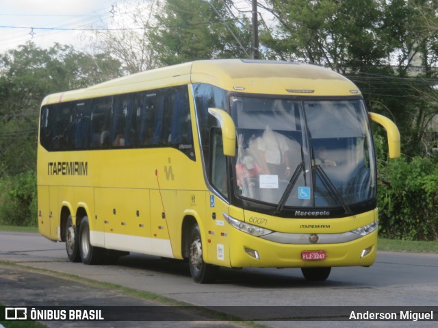 Viação Itapemirim 60071 na cidade de Recife, Pernambuco, Brasil, por Anderson Miguel. ID da foto: 10344219.