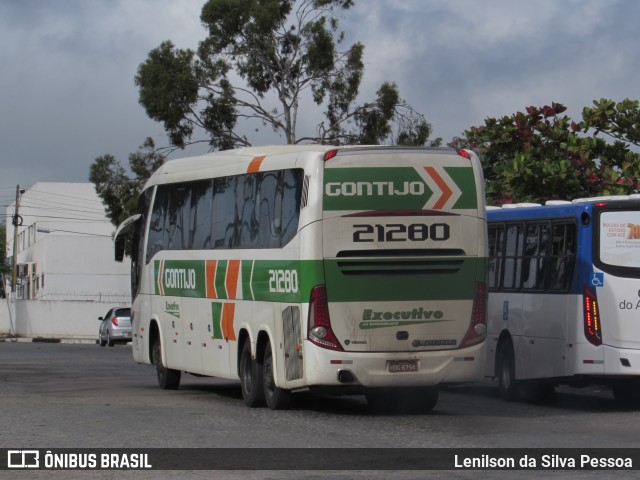 Empresa Gontijo de Transportes 21280 na cidade de Caruaru, Pernambuco, Brasil, por Lenilson da Silva Pessoa. Número da foto: #10341925.