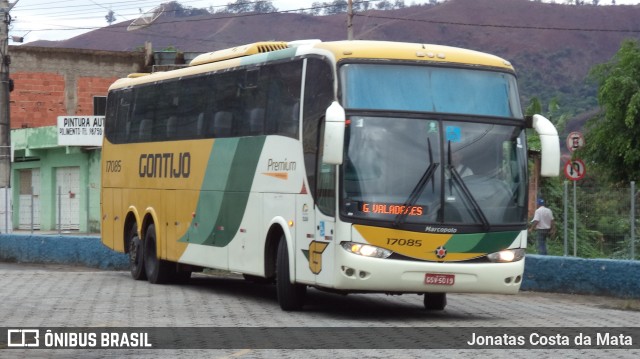 Empresa Gontijo de Transportes 17085 na cidade de Coronel Fabriciano, Minas Gerais, Brasil, por Jonatas Costa da Mata. ID da foto: 10342666.