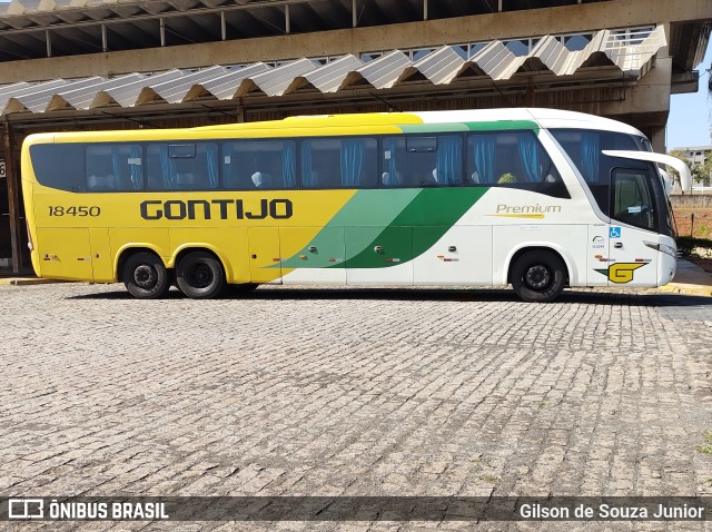 Empresa Gontijo de Transportes 18450 na cidade de Americana, São Paulo, Brasil, por Gilson de Souza Junior. ID da foto: 10341385.