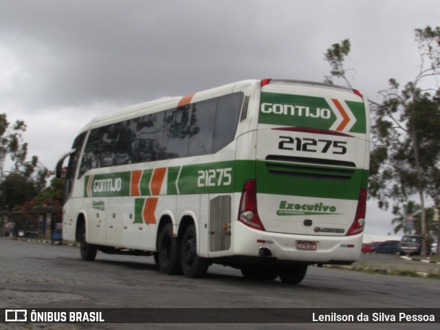 Empresa Gontijo de Transportes 21275 na cidade de Caruaru, Pernambuco, Brasil, por Lenilson da Silva Pessoa. ID da foto: 10341855.