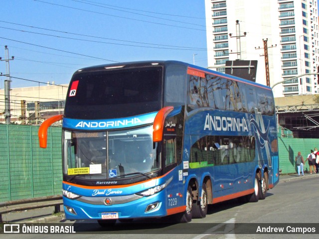 Empresa de Transportes Andorinha 7229 na cidade de São Paulo, São Paulo, Brasil, por Andrew Campos. ID da foto: 10343709.