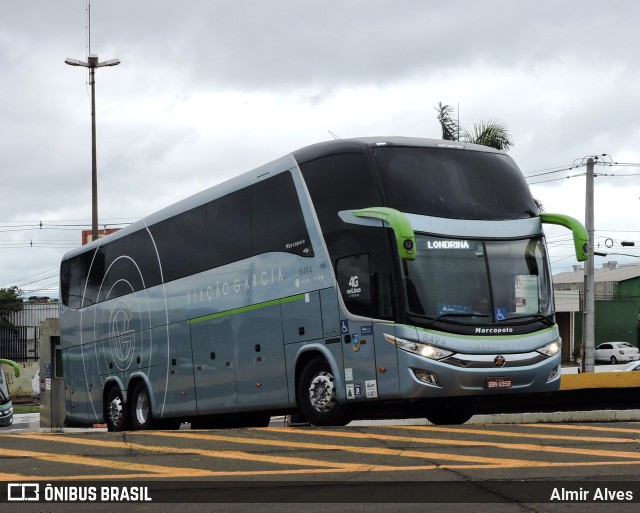 Viação Garcia 8494 na cidade de Londrina, Paraná, Brasil, por Almir Alves. Número da foto: #10342604.