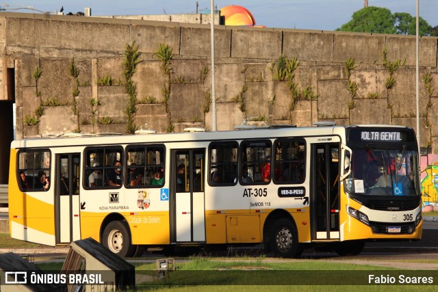 Empresa de Transportes Nova Marambaia AT-305 na cidade de Belém, Pará, Brasil, por Fabio Soares. Número da foto: #10341297.