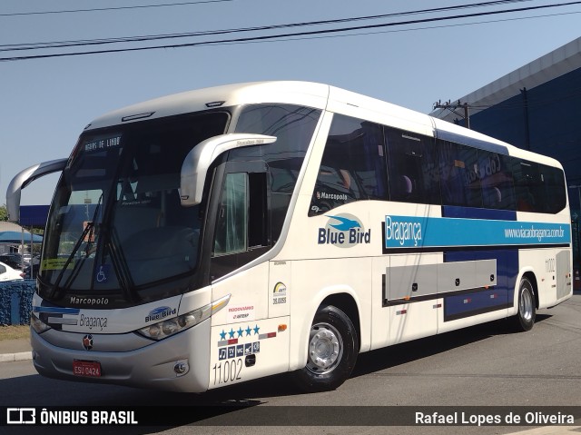 Auto Viação Bragança 11002 na cidade de São Paulo, São Paulo, Brasil, por Rafael Lopes de Oliveira. Número da foto: #10343965.