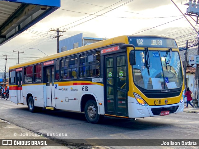 Empresa Metropolitana 618 na cidade de Recife, Pernambuco, Brasil, por Joalison Batista. Número da foto: #10342679.